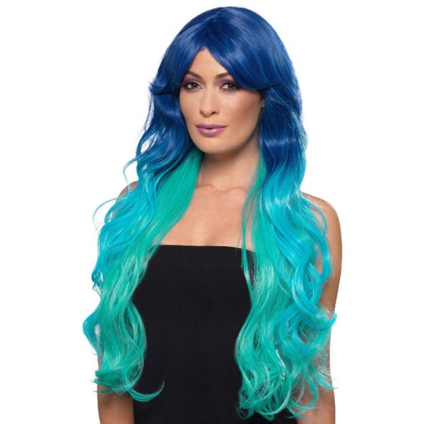 Damen Perücke Meerjungfrau, gewellt