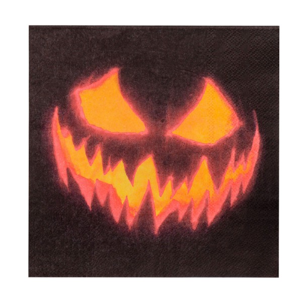 Papierservietten Creepy Pumpkin, 20 Stk.