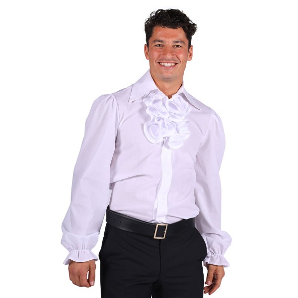 Herren Rüschenhemd mit Jabot Deluxe