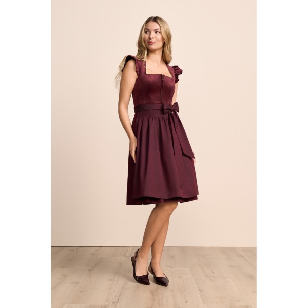 Dirndl Tisha, 60 cm, bordeaux