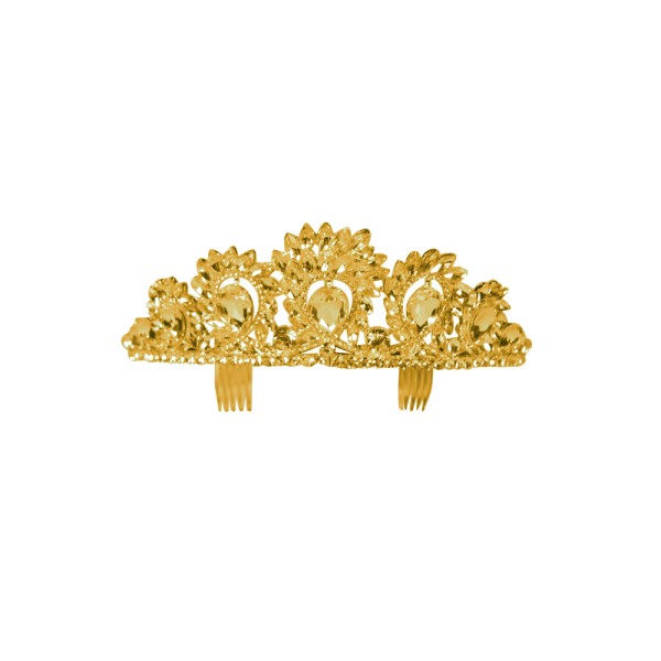 Diadem/Krone Metal, Eleonora, gold