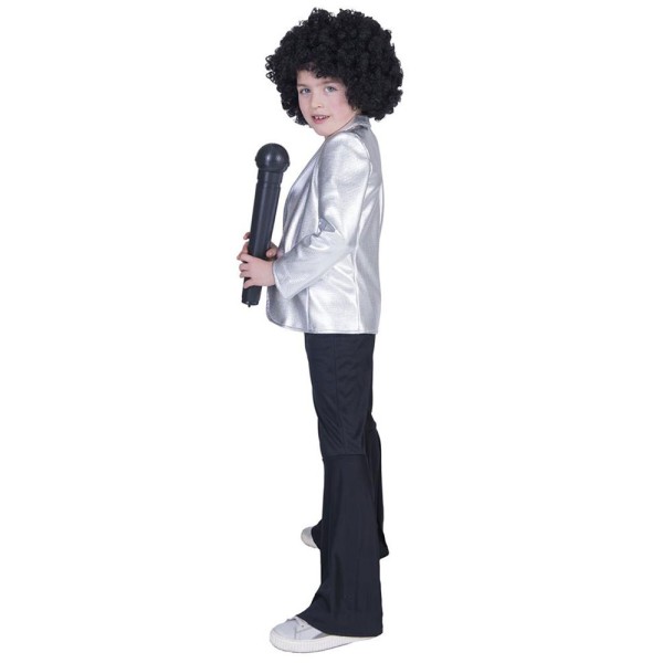 Kinder Disco Jacke Fever, silber
