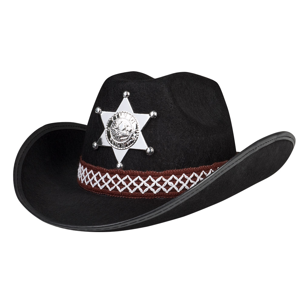 Kinder Cowboy Hut Sheriff, Cowboyhüte & Westernhüte, Hüte - Mützen, Zubehör