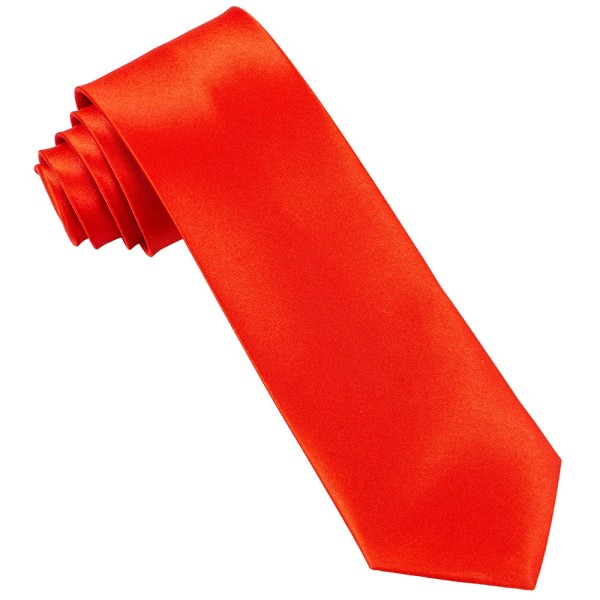 Krawatte, breit, Satin, rot