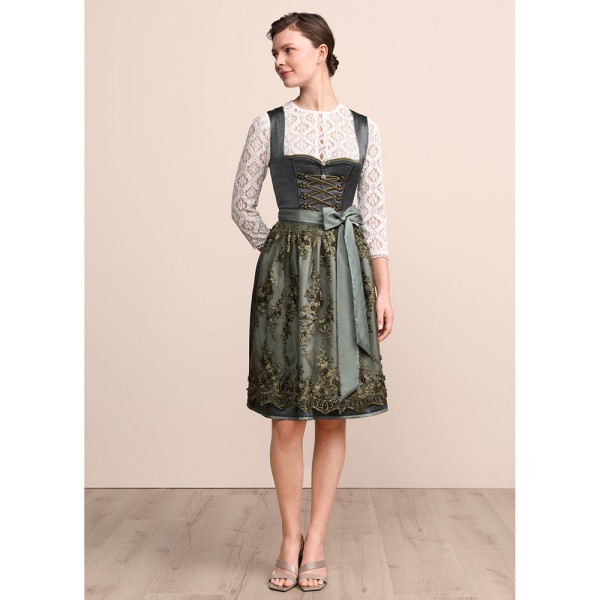 Dirndl Lunessa, 60 cm, dunkelgrün