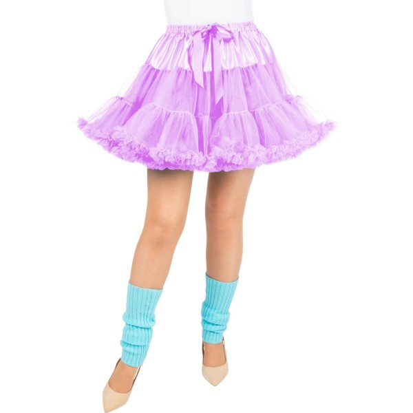 Petticoat kurz mit Rüschen, flieder