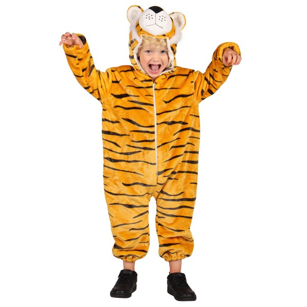 Kinder Overall Tiger, gelb/schwarz