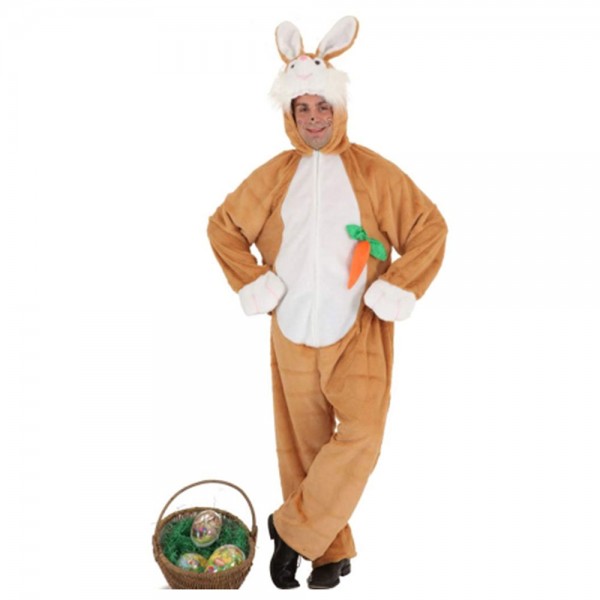 Overall Hase mit Möhre