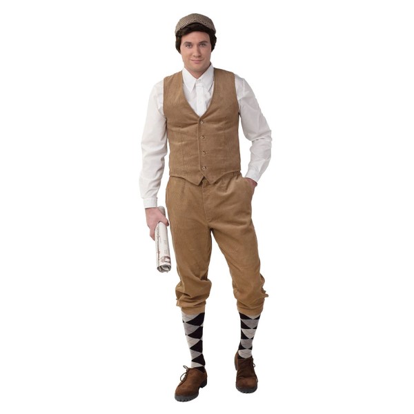 Herren Weste Cord, beige