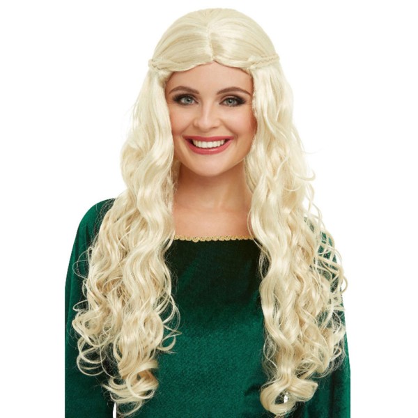 Damen Perücke Mittelalter Königin