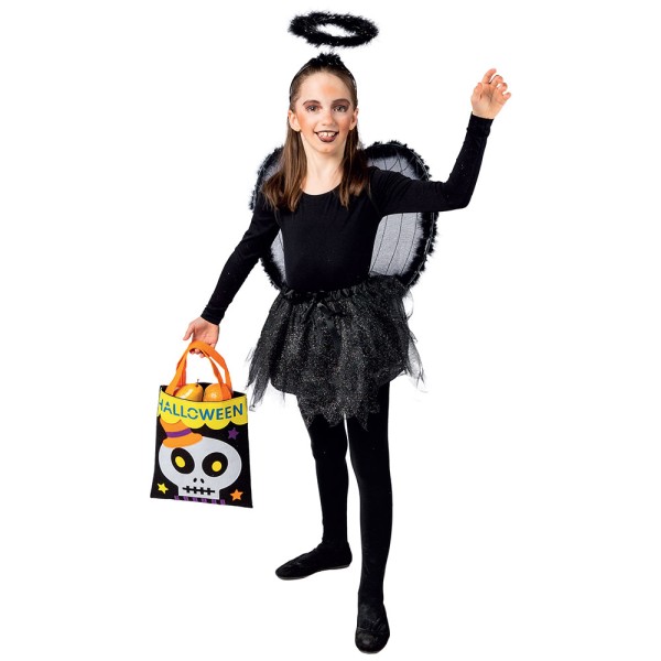 Set Halloween, 3-Teilig, schwarz