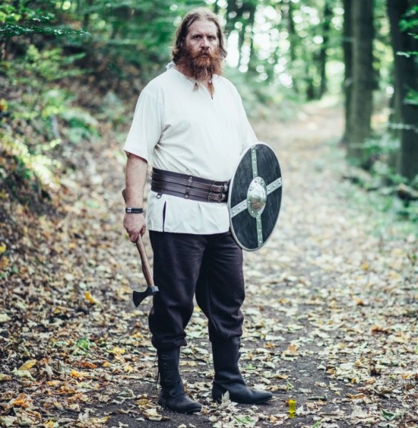 Mittelalter/Wikinger Gurt, Leder