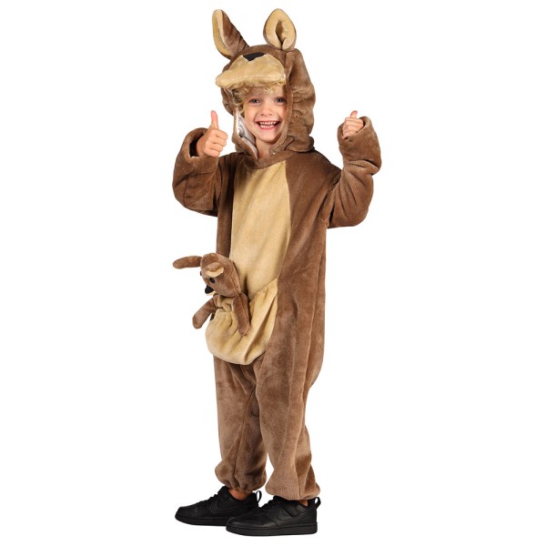 Kinder Overall Känguru, braun