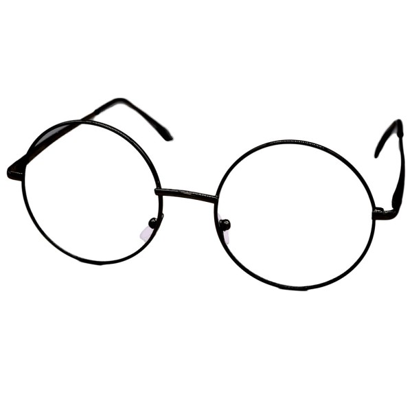 Brille Harry Potter, rund, schwarz, glasklar