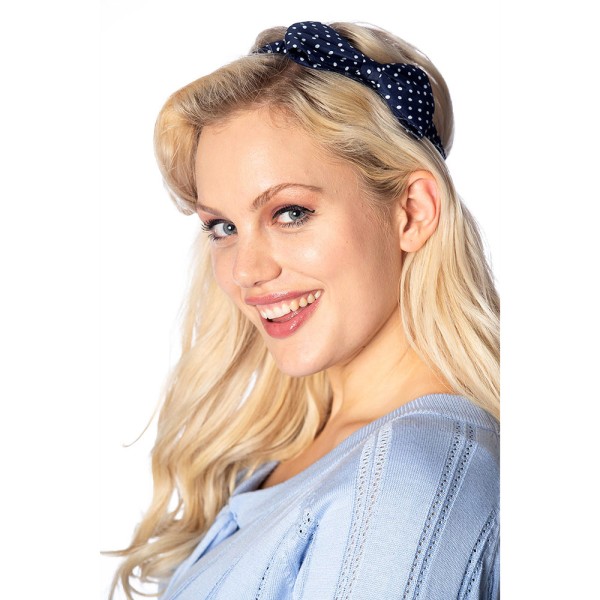 Haarband Dionne mit Schleife, gepunktet