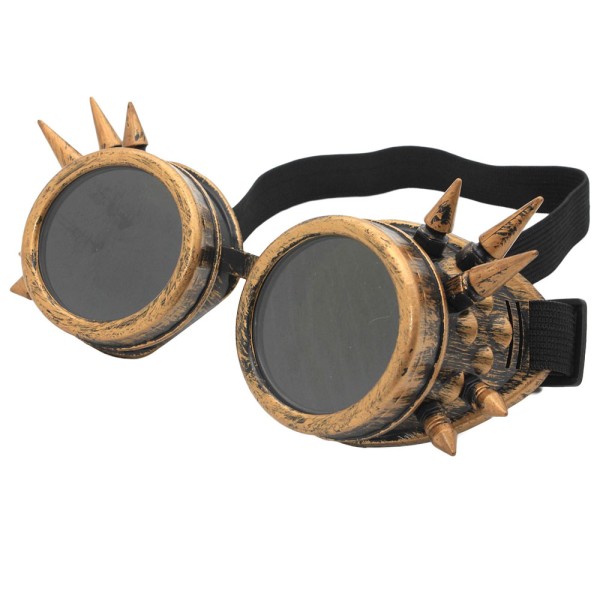 Brille Steampunk Goggles mit Stacheln