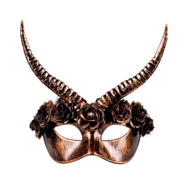 Voodoo Maske Mama Legba mit Hörner