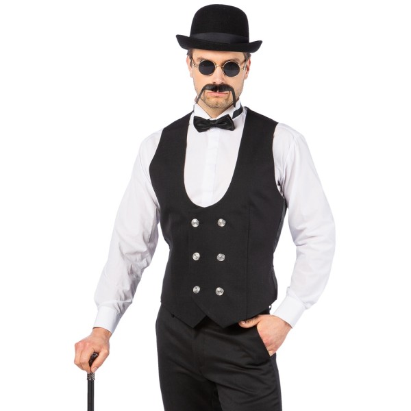 Herren Weste de Luxe, schwarz