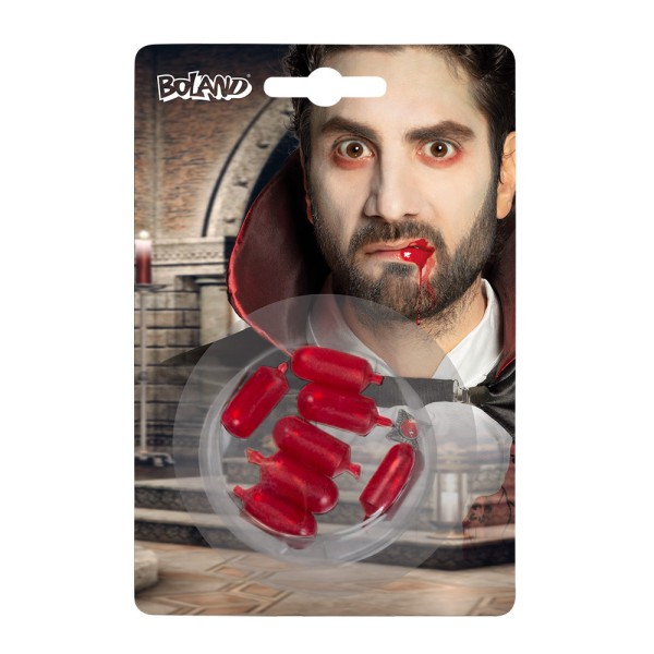 Kunstblut Kapseln, 7 Stk.