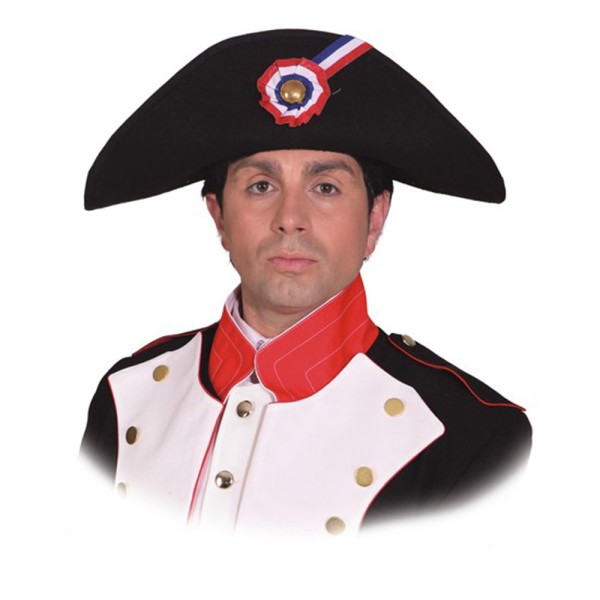 Hut Napoleon, Zweispitz, schwarz