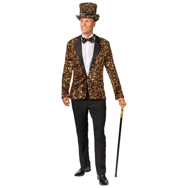 Herren Pailletten Jacke