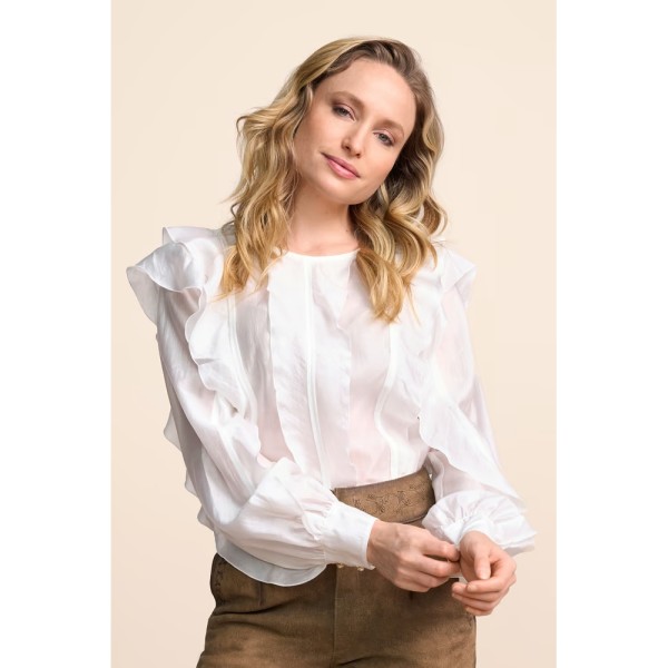 Damen Trachtenbluse Tatia, ecru