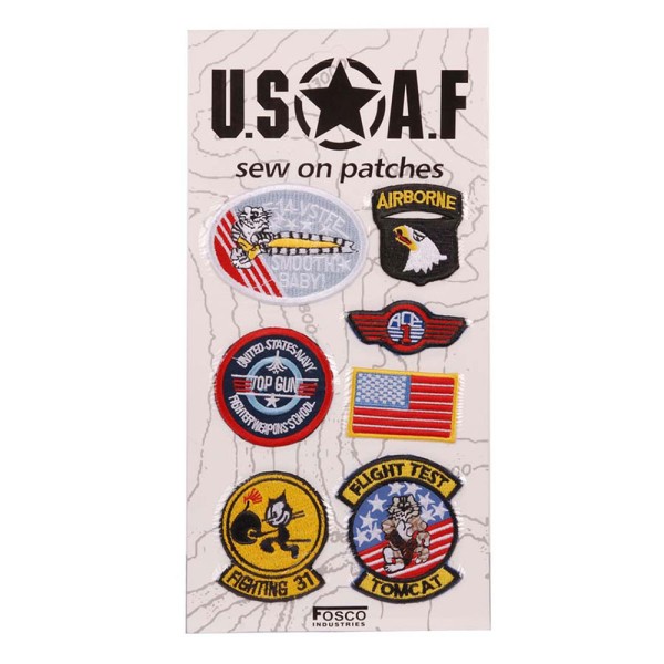 Top Gun Patches Embleme, Stoff