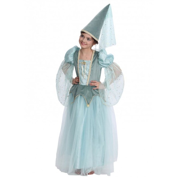 Kinder Kostüm Prinzessin Adelia, blau