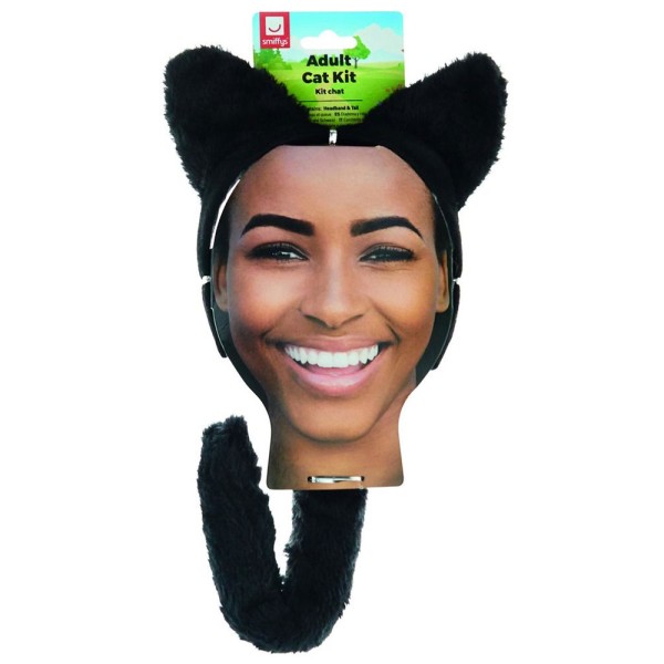 Katzen-Set, 2-Teilig, schwarz