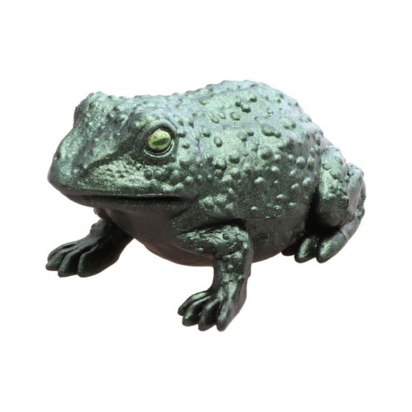 Irisierende Kunststoff-Kröte, fluorgrün