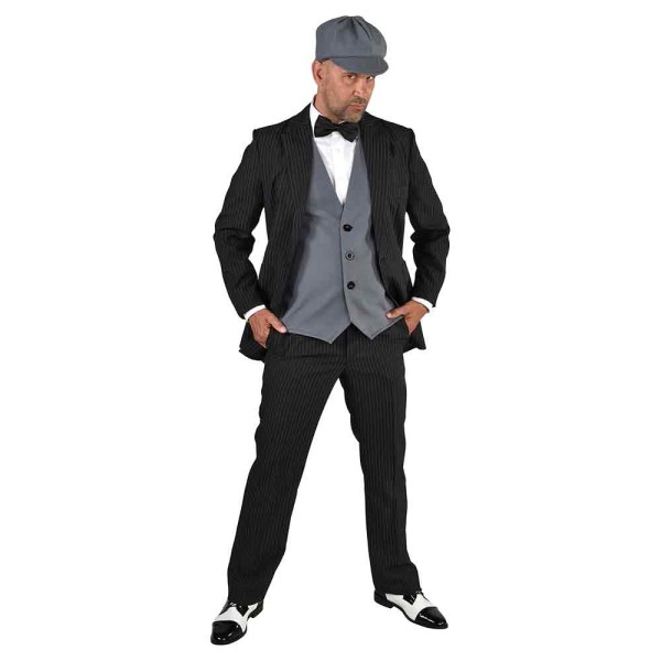 Peaky Blinders Lord 1920's, 4-teilig, schwarz/grau
