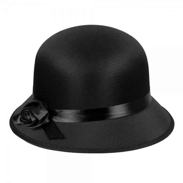 Damen Hut Charleston Lady, schwarz