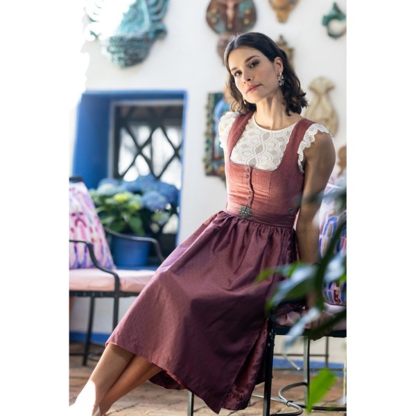 Dirndl Hofkirchen, 65 cm, malve