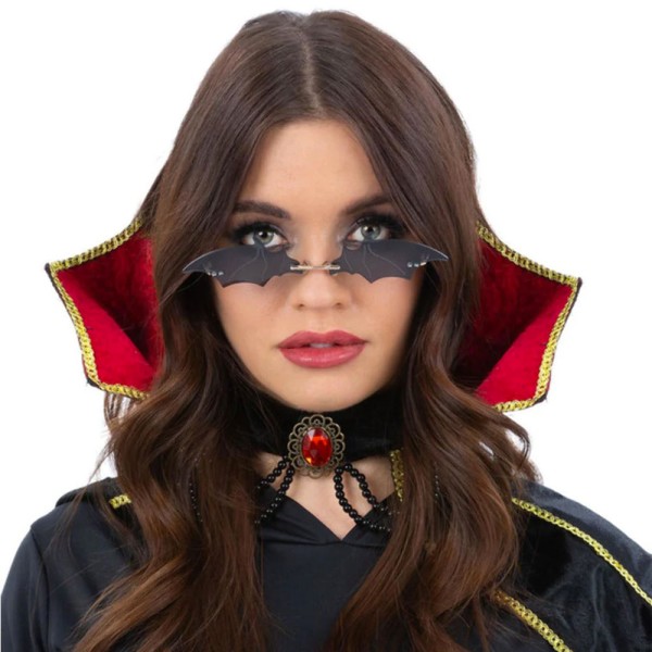 Brille Fledermaus, schwarz