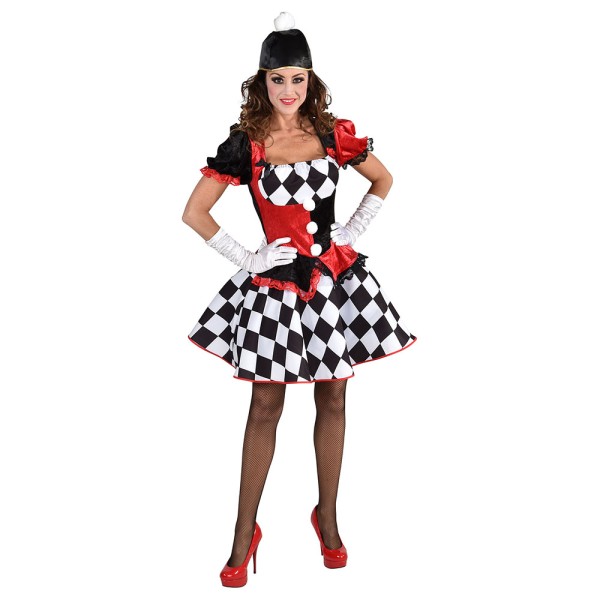 Damenkleid Harlekin