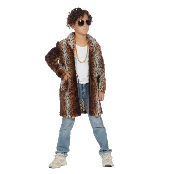 Kinder Pelzmantel, Pimp Panther, lang