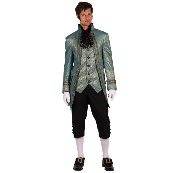 Herren Marquis Jacke "Versailles", türkis