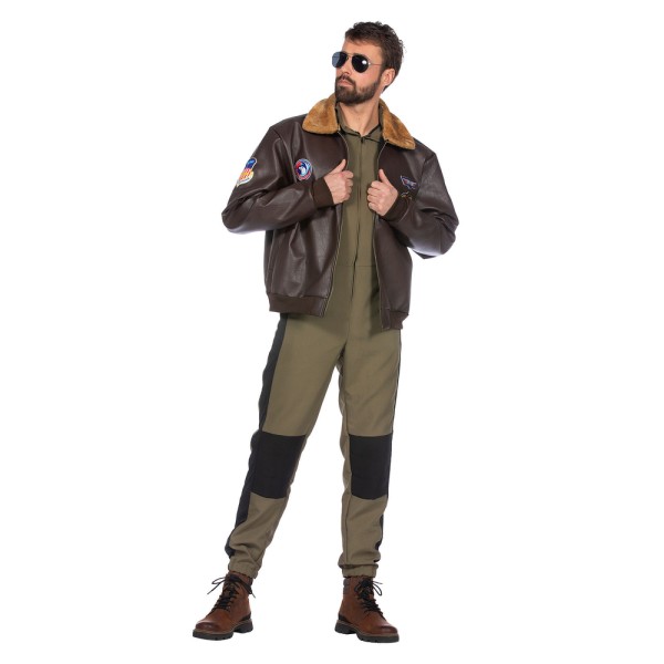 Bomberjacke Pilot braun