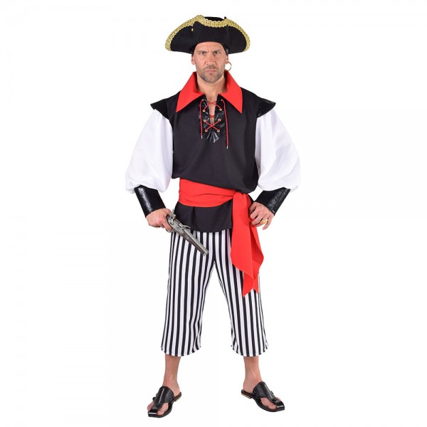 Herren Kostüm Pirat, 3-Teilig