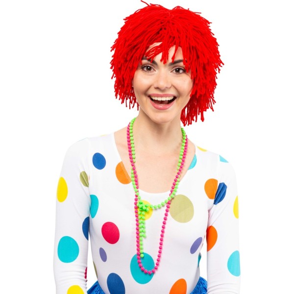 Perücke Clown Augusta, zottelig