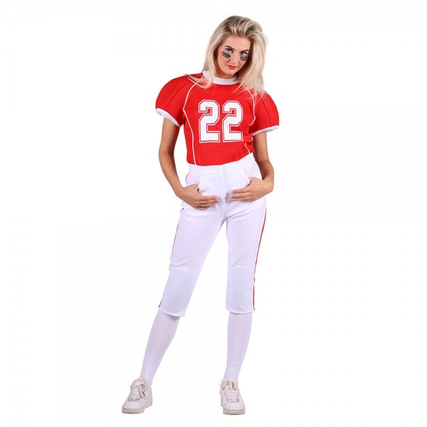 Damen Kostüm American Football, 2-Teilig