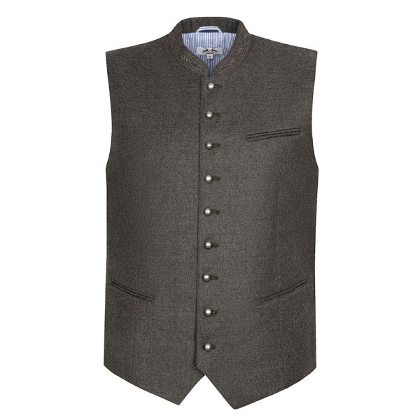 Herren Trachten Weste Altensee, Stein Wolle
