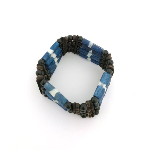 Armreif mit Perlen, elastisch