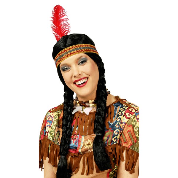 Damen Perücke Indianerin