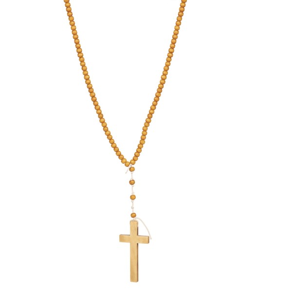 Holz Halsband Kreuz