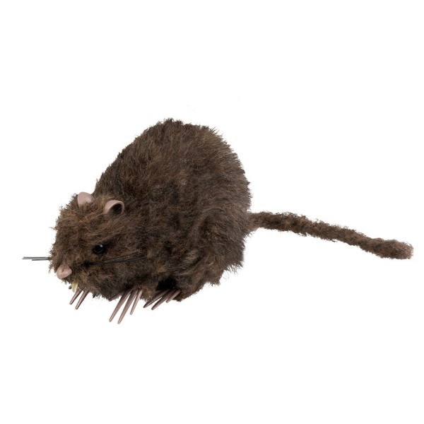 Dekoration Ratte, braun