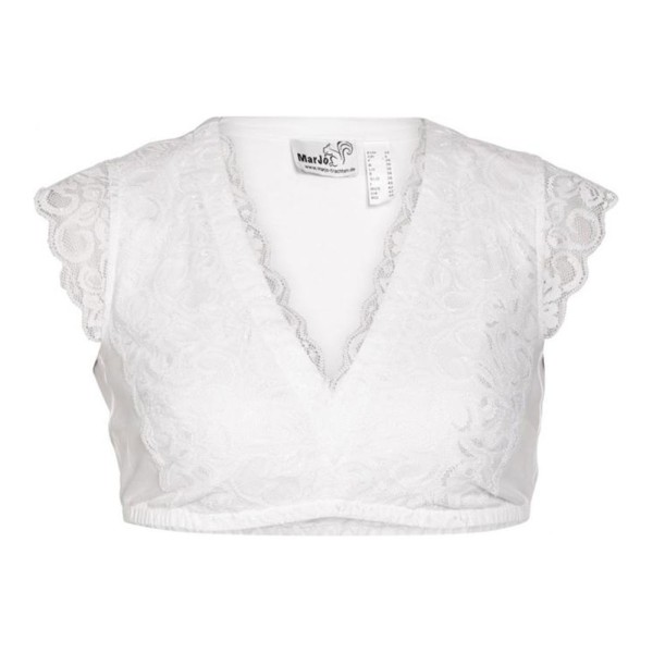 Dirndlbluse Fergie-Almut, weiss