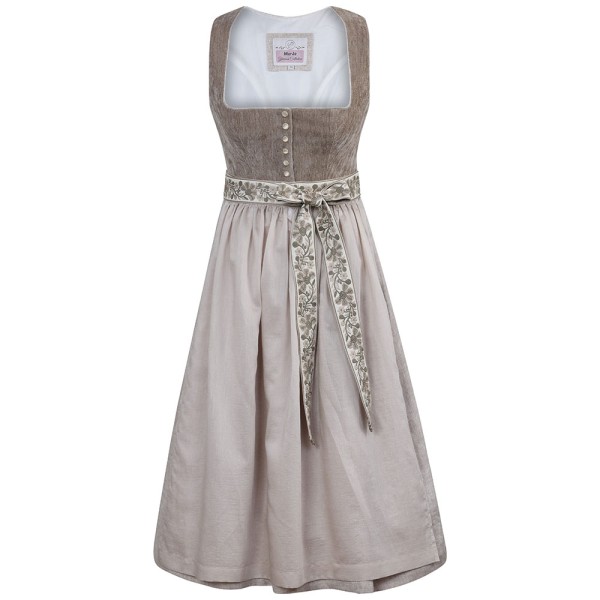 Dirndl Leopoldsdorf, 70 cm, taupe