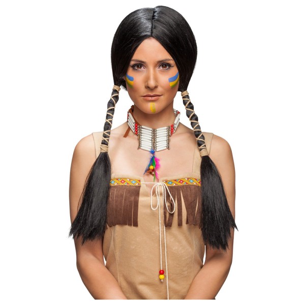 Damen Perücke Indian Girl