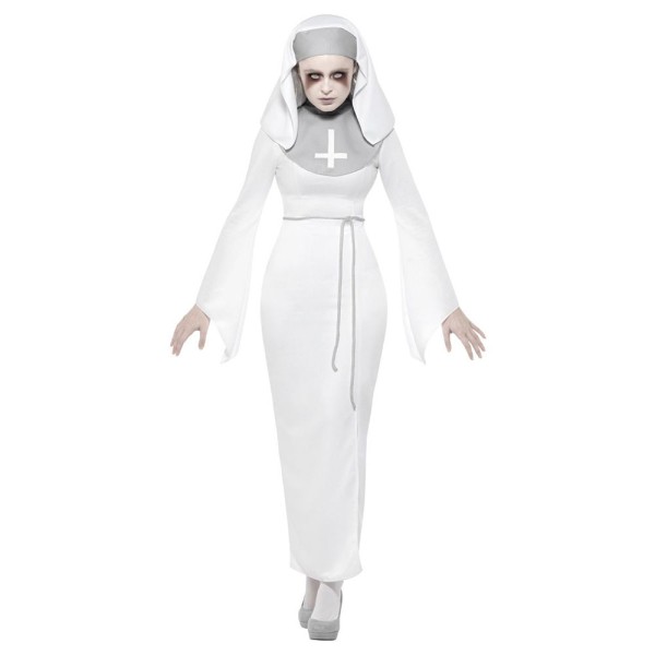 Spuk Nonne Kostüm, weiss